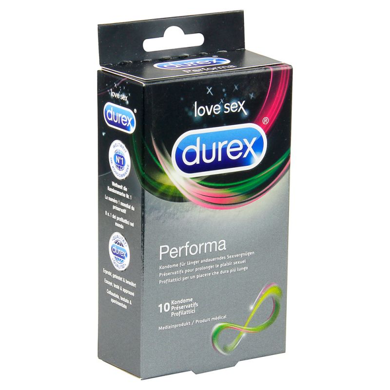 Durex Performa 12 préservatifs effet retardant Pharmarun