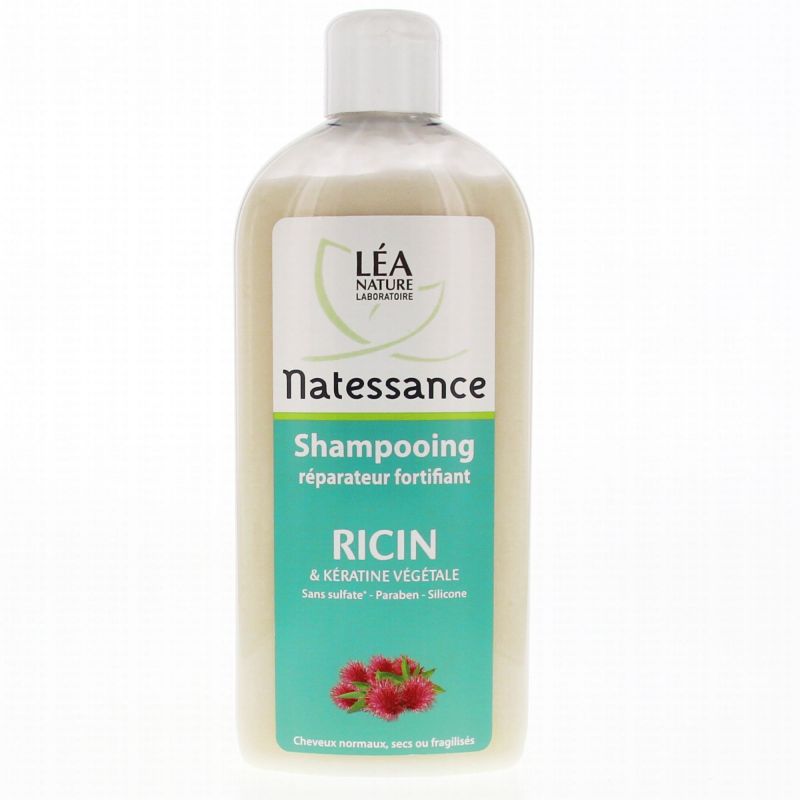 Natessance Bio Shampoo Mit Arganöl & Pflanzlicher Keratin – 500 Ml, Sulfatfrei, Ohne Silikone, Für Trockenes & Brüchiges Haar