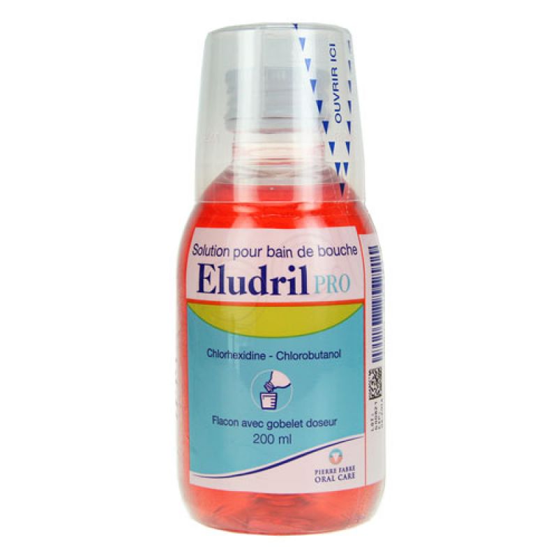 Eludril Pro bain de bouche 200mL Pharmarun