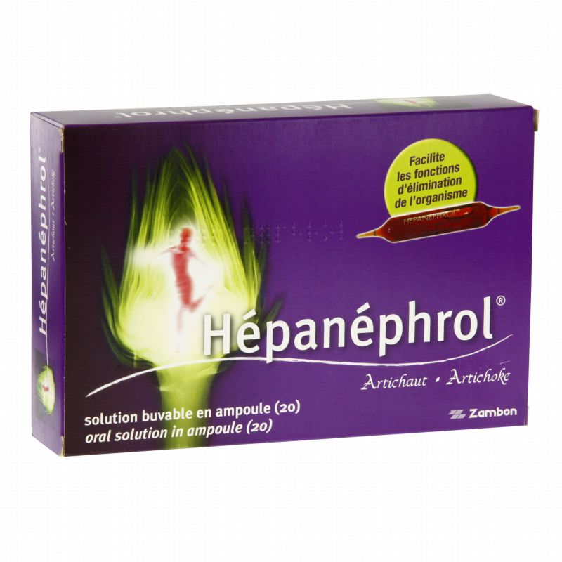Hepanephrol Ampoule buvable 10mL boite de 20 Pharmarun