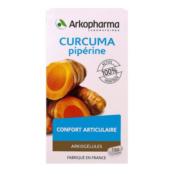 ARKOGELULES CURCUMA Pipérine 150 gélules