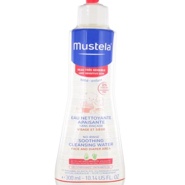 Mustela eau nettoyante peau très sensible 300mL