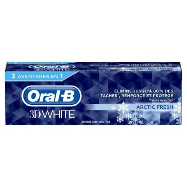 Oral B 3d White Artic Fresh 75ml