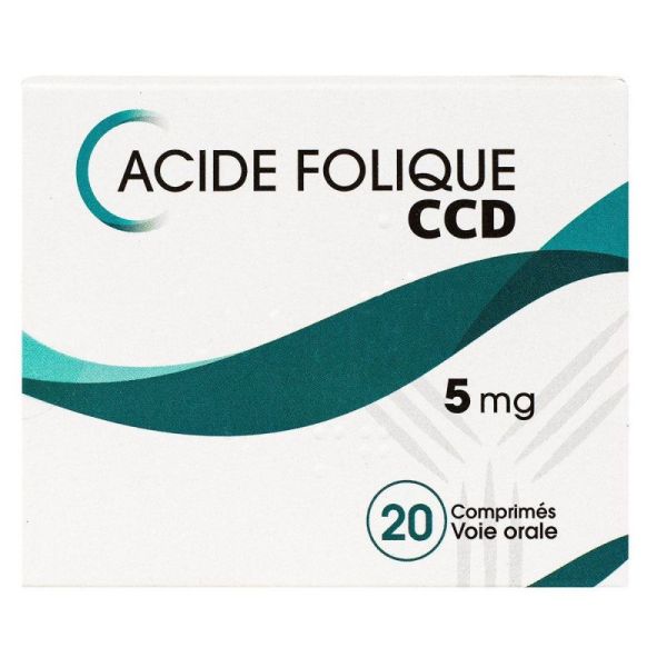 Acide Folique Ccd 5mg Cpr Bt20