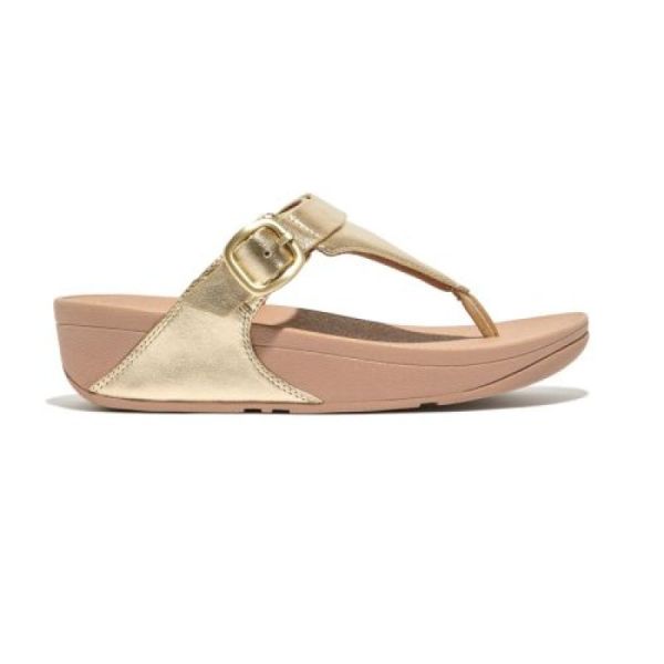 Fitflop Lulu Adjustable Gold T38 Platino