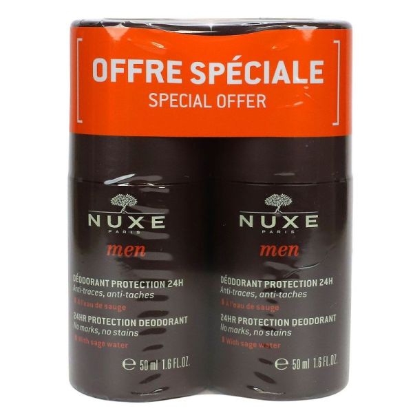 Nuxe Men Deodorant 24h 2x50ml