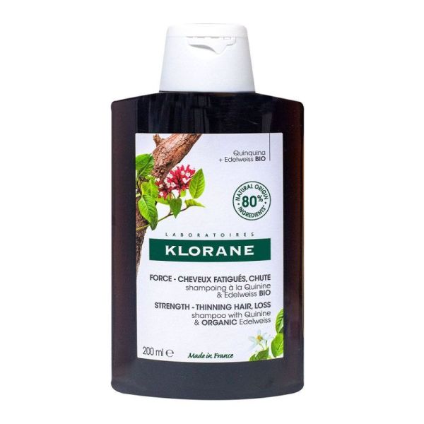 Klorane Cap Sha Quinine-edelw Bio 200ml
