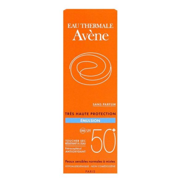 Avene Solaire 50+ Emulsion Sans Parf 50ml