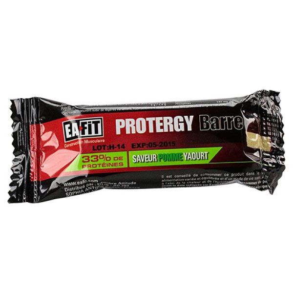 Protergy barre 46gr 33% de protéines - pomme yaourt
