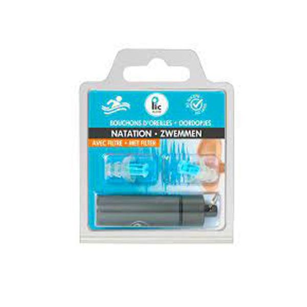 1 paire bouchons oreille natation avec filtre