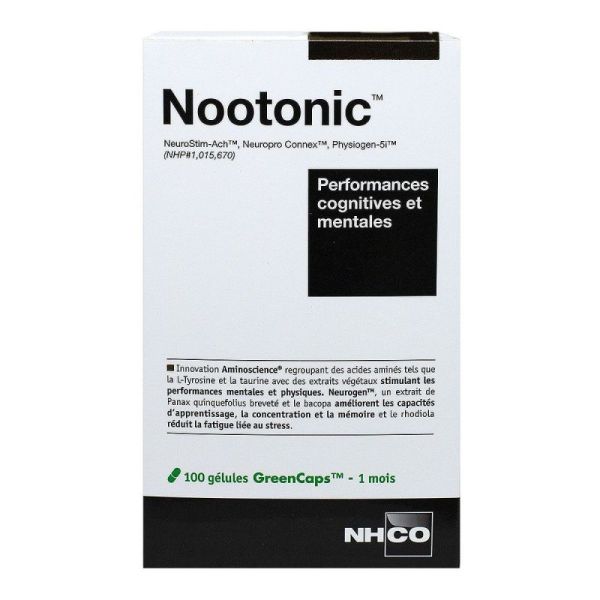 Nhco Nootonic Performance Mentale 100gel