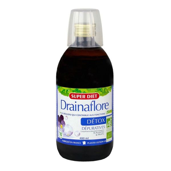 Superdiet Drainaflore Bois Bout 480ml 1