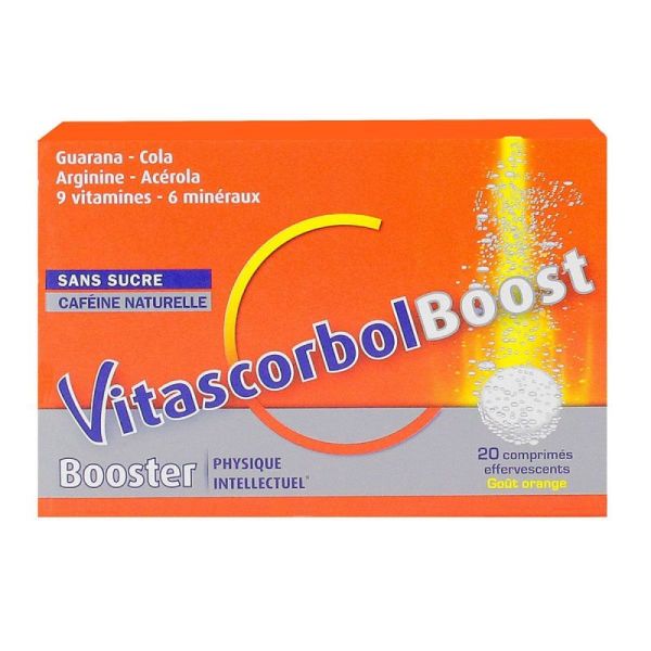 Vitascorbol Boost 20 Comprimés Effervescents