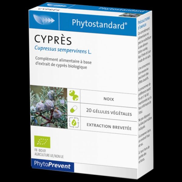 Phytostandard Cyprès 20 gélules