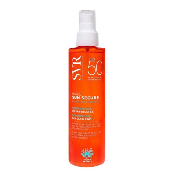 Svr Sun Secure Huile Corps Spf50 200ml