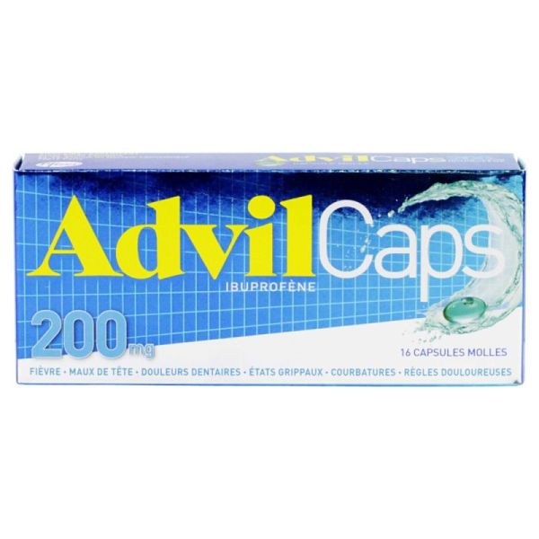 Advilcaps 200mg Caps Mol Bt16