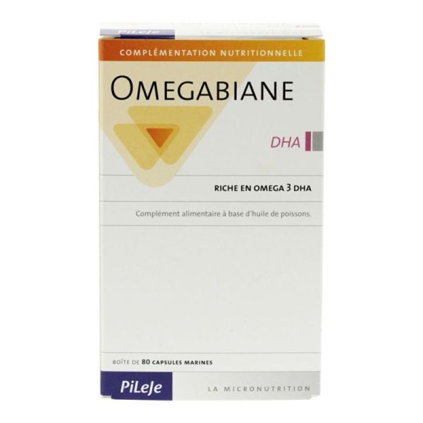 Omegabiane DHA 80 capsules marines