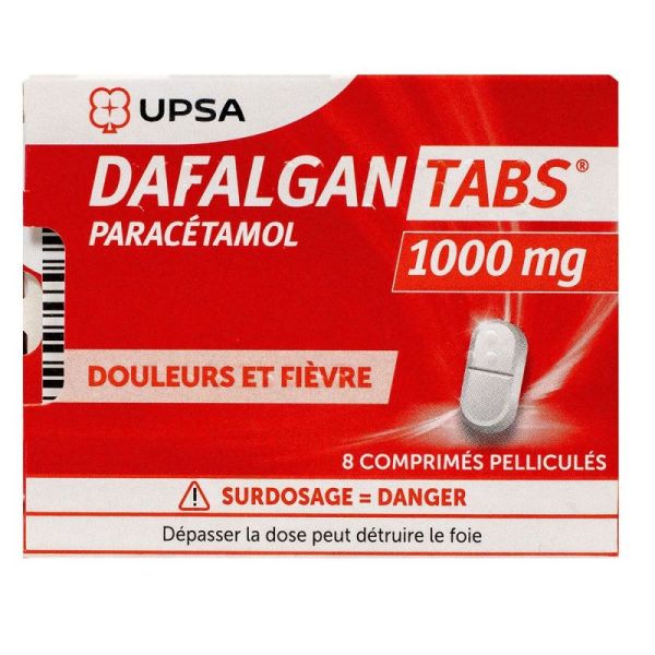 Dafalgantabs 1000mg Cpr Bt8