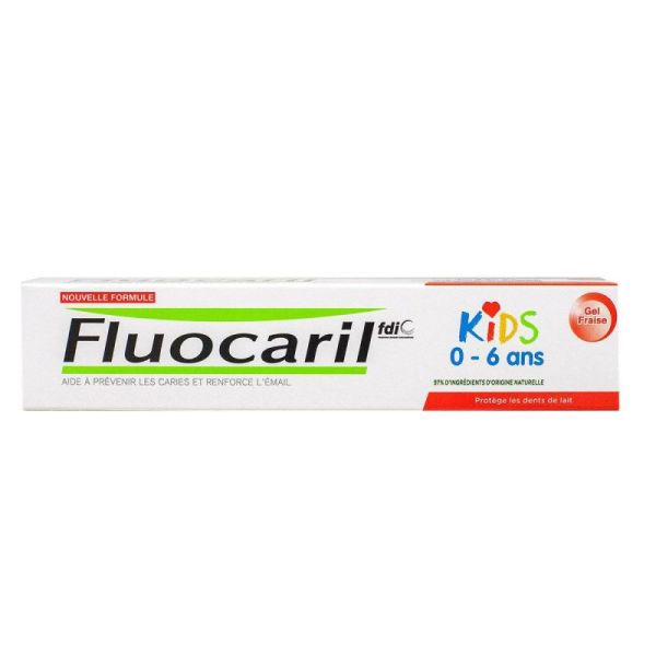 Fluocaril Kids Dent Fraise 0-6 50ml