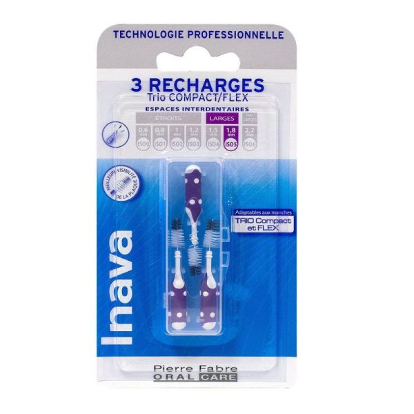 Inava Brossettes Rechar Violet 3tetes