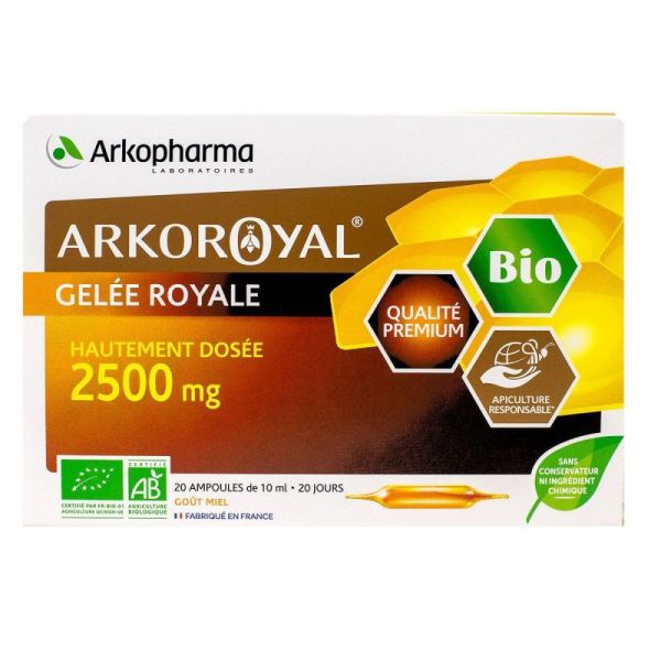 Arkoroyal Gelee Royale Bio 2500mg Bt20ab