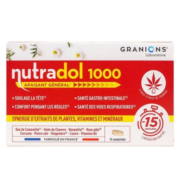 Nutradol 1000 Apaisant General Cpr15