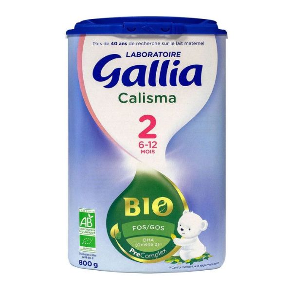 Gallia Calisma Bio 2eme Age 800g