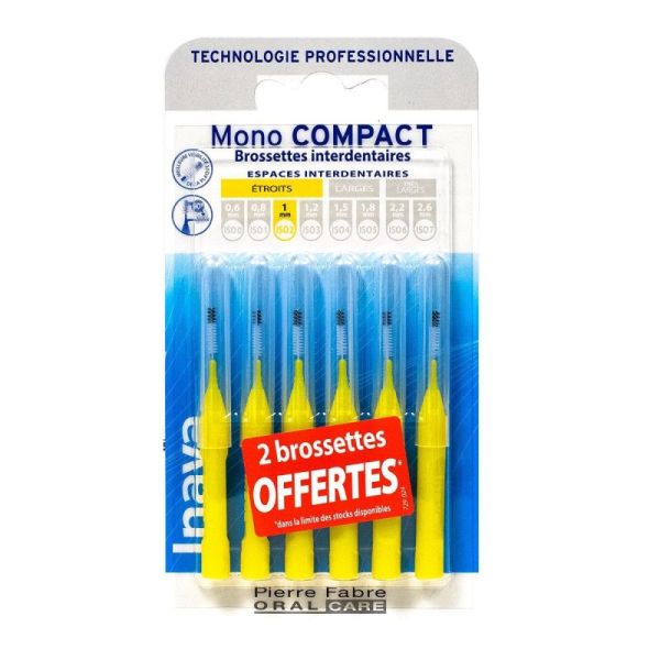 Inava Mono Compact Brossettes Jaune 42