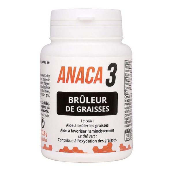 Anaca 3 Brûleur de graisses 60 gélules