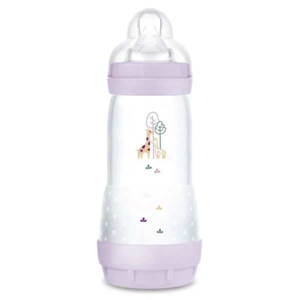 Mam Bib Easy Start A-C T3 320Ml Lilas