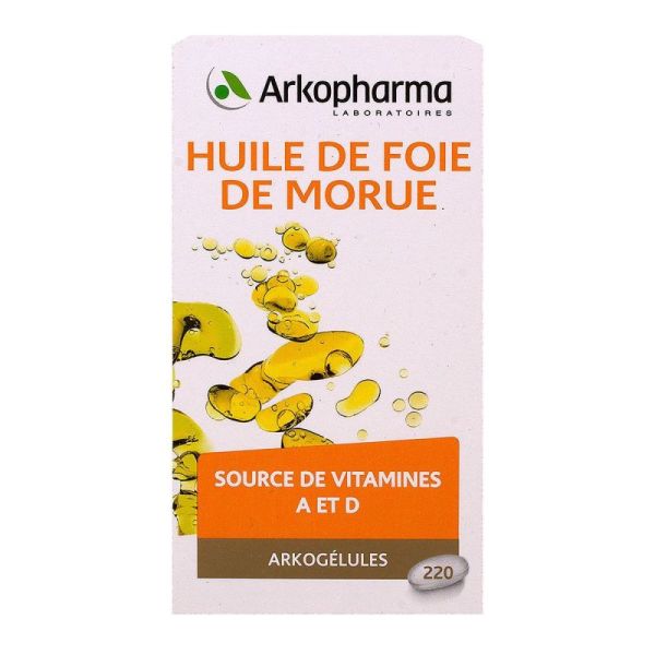 ARKOGELULES HUILE DE MORUE 220 gelules