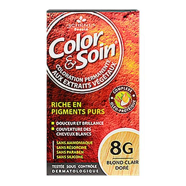 3 Chnes Colorampsoin 8g Blond Claire Dore