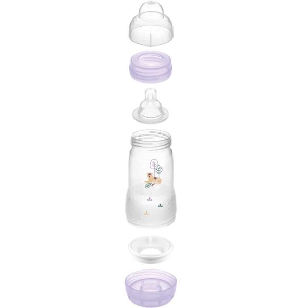 Mam Bib Easy Start A-C T3 320Ml Lilas