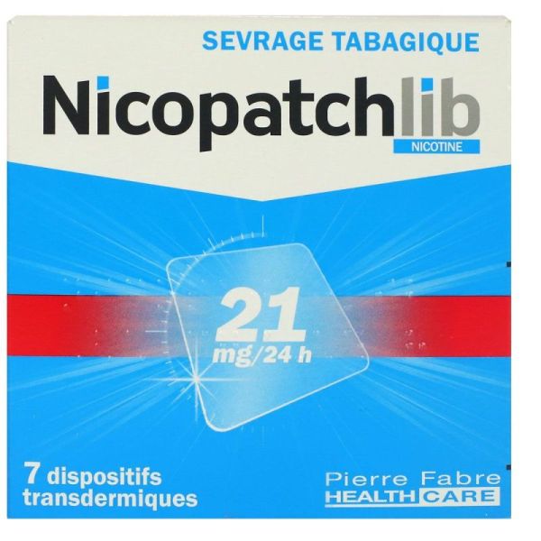Nicopatchlib 21mg/24h Disp 7