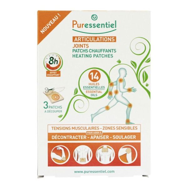 Patchs chauffants articulations aux 14 huiles essentielles 3