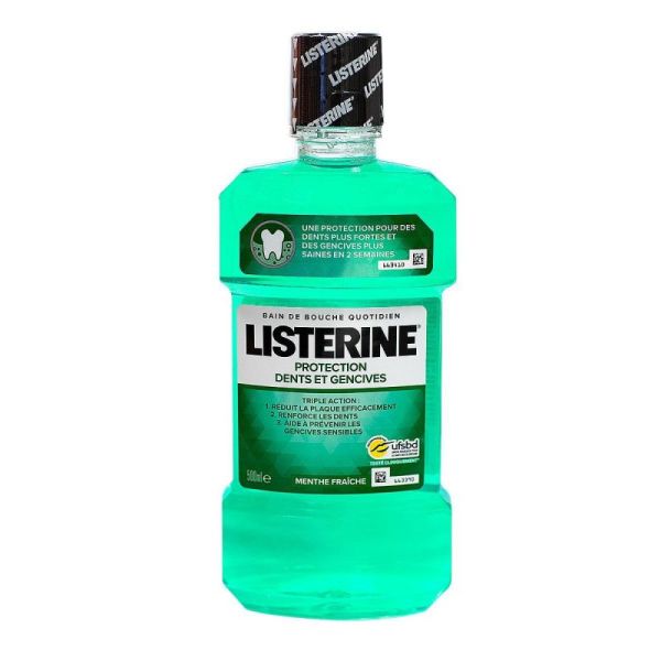 Listerine Protect Dents Gencive Fl500ml