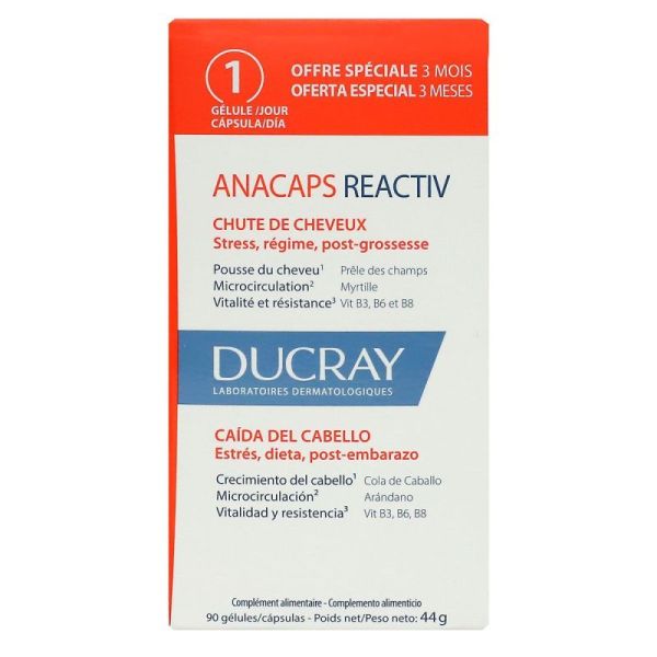 Ducray Anacaps Reactiv Cure Complete 90