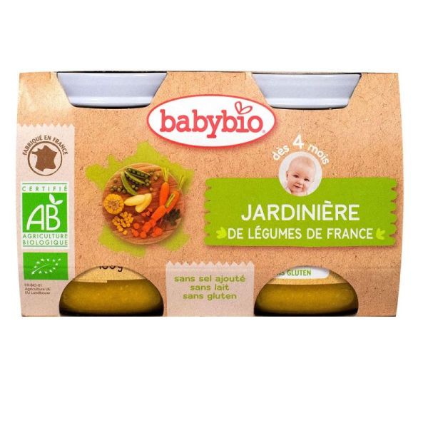 Babybio 4m Jardi Legum Pot130g 2 51043