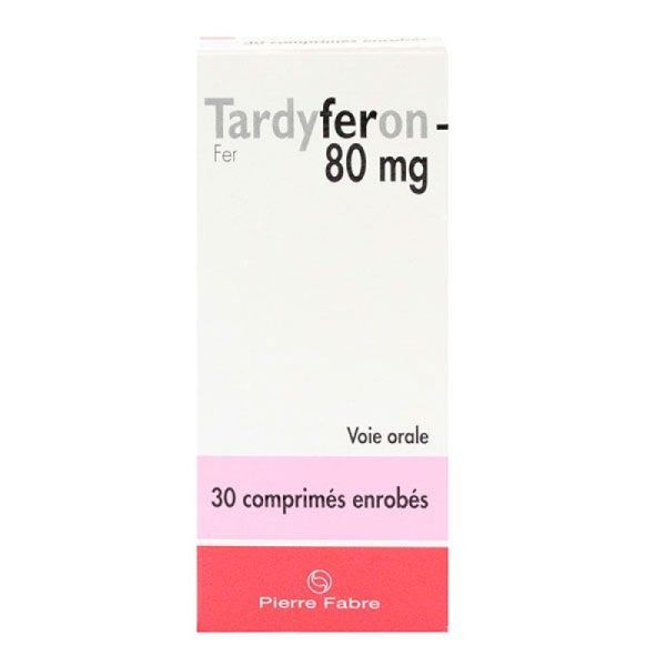 Tardyferon 80mg 30 comprimés