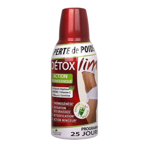 3 Chenes Detoxlim Perte Poids Fl500ml