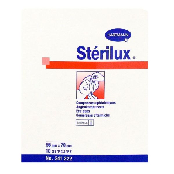 Sterilux Compresses Oculaires B10