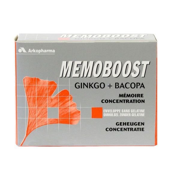 Memoboost Ginkgo Bacopa Gelu30