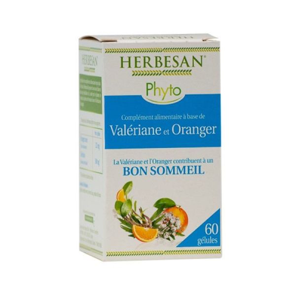 Herbesan Phyto Valériane et Oranger Bon Sommeil 60 gélules