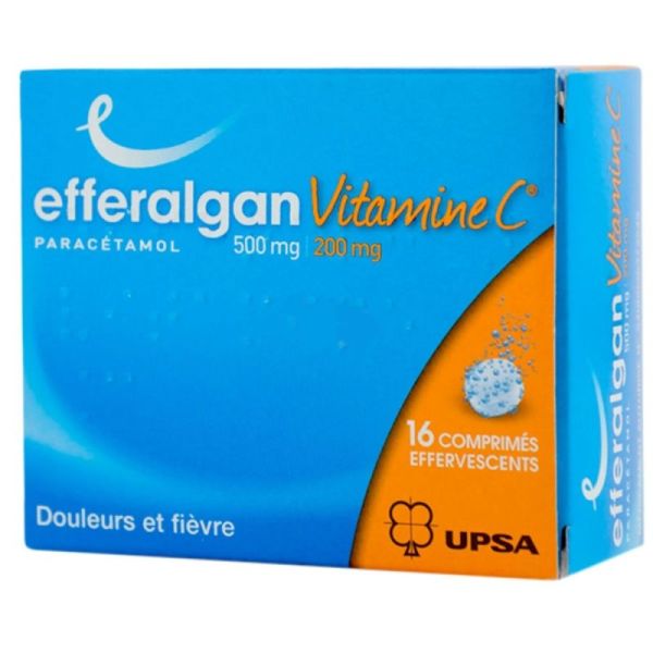 Efferalgan Vitc 500mg/200mg Cpr Eff T