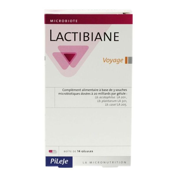 Lactibiane voyage 14 gélules