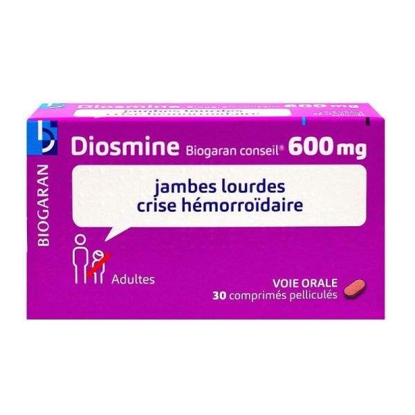 Diosmine Bgc 600mg Cp30