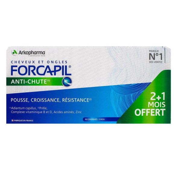 Forcapil Anti-chute Cure 3 Mois Bt90 Gelu