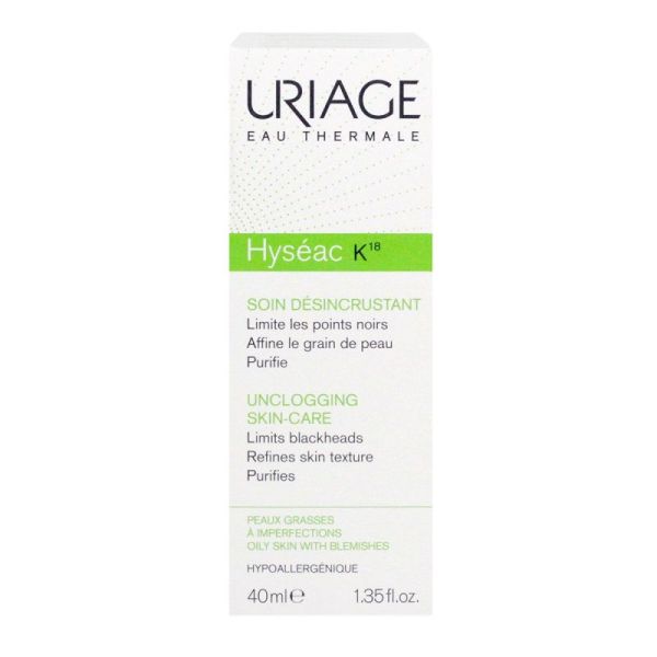 Uriage Hyseac K 18 Cr Tb40ml 1
