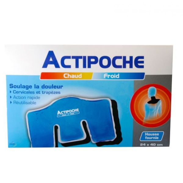 Actipoche coussin thermique chaud/froid 24x40cm
