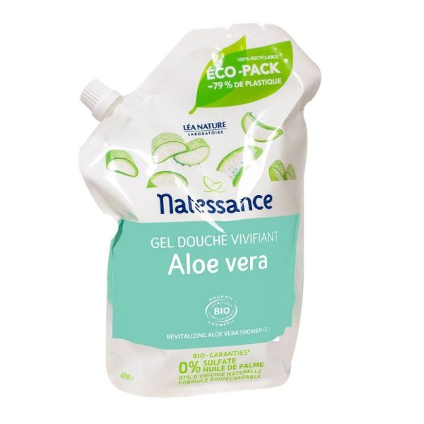 Natessance Aloe Bio Gel Dche Rech 650ml